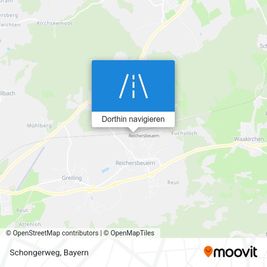 Schongerweg Karte