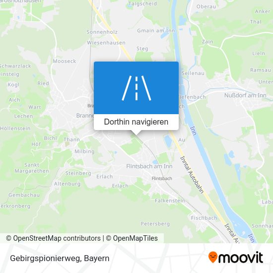 Gebirgspionierweg Karte