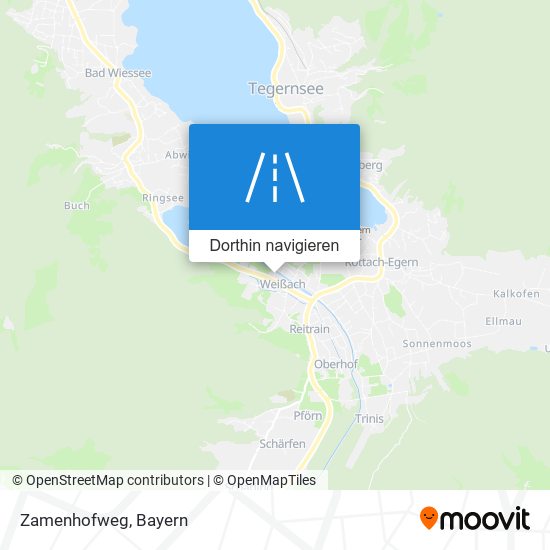 Zamenhofweg Karte