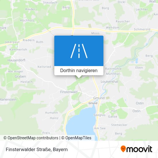 Finsterwalder Straße Karte