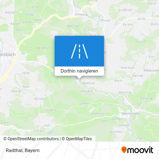 Radthal Karte