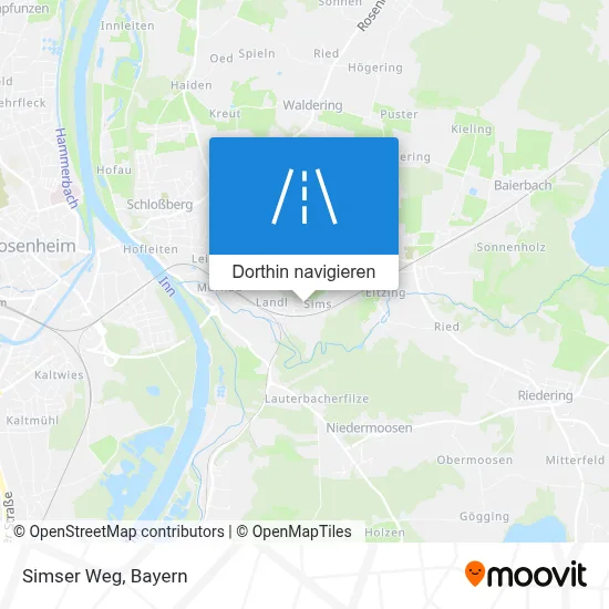 Simser Weg Karte