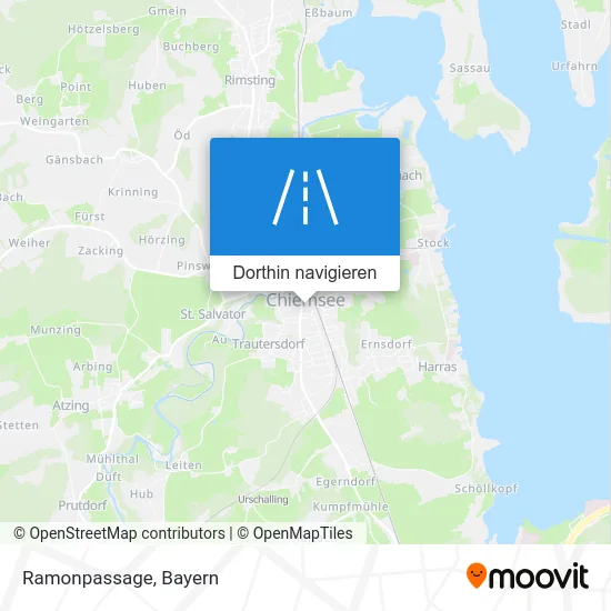 Ramonpassage Karte