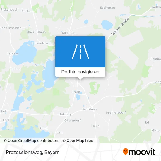 Prozessionsweg Karte