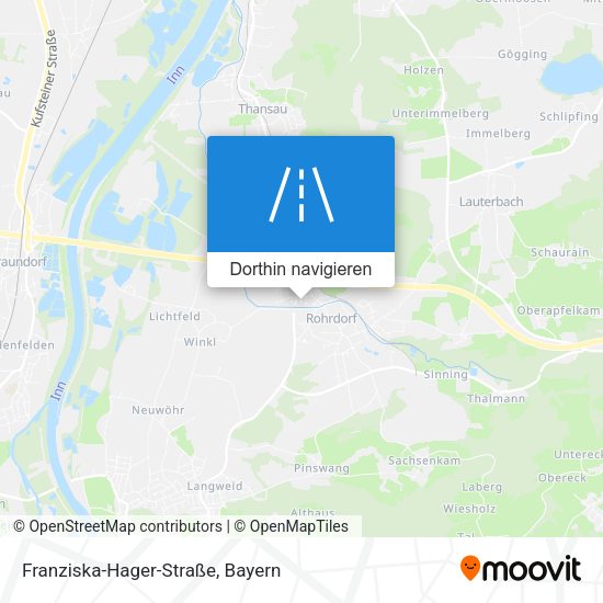 Franziska-Hager-Straße Karte
