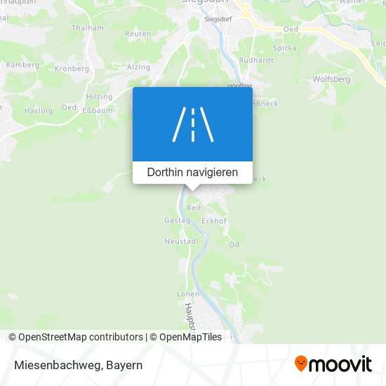 Miesenbachweg Karte