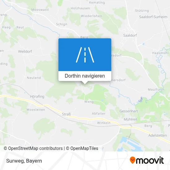 Surweg Karte