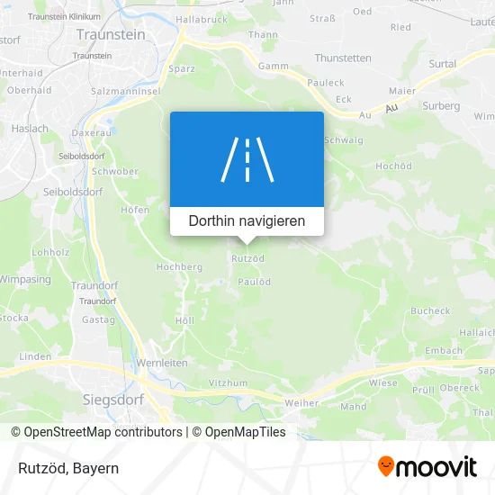 Rutzöd Karte