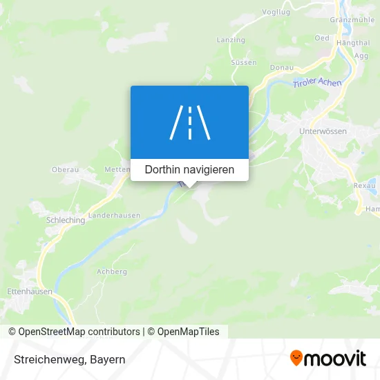 Streichenweg Karte