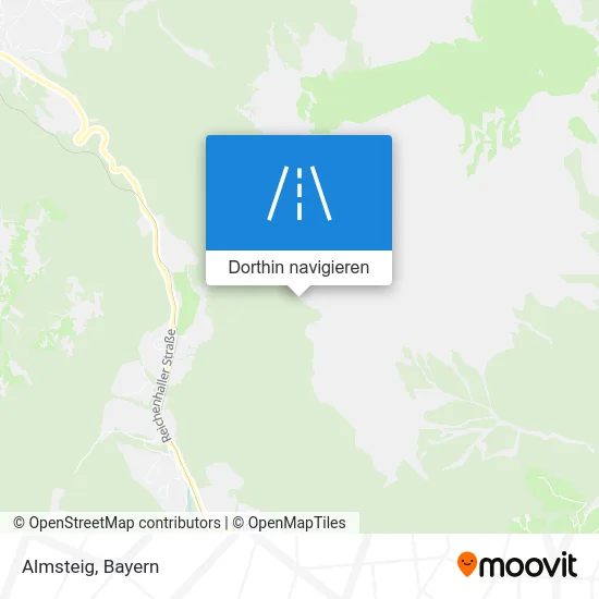Almsteig Karte