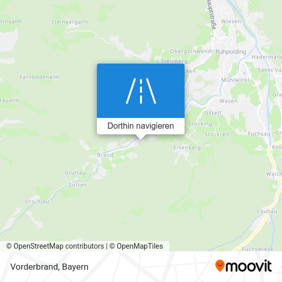 Vorderbrand Karte