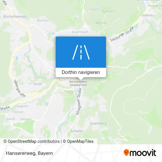 Hansererweg Karte