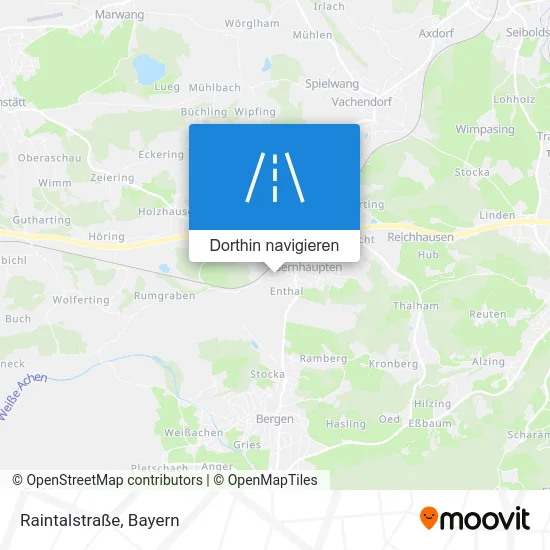 Raintalstraße Karte