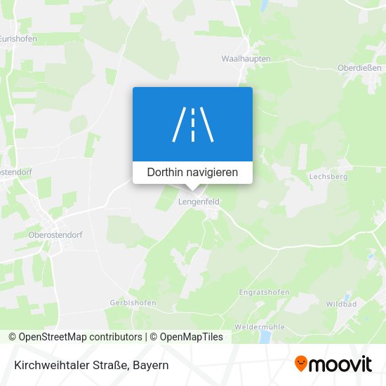 Kirchweihtaler Straße Karte