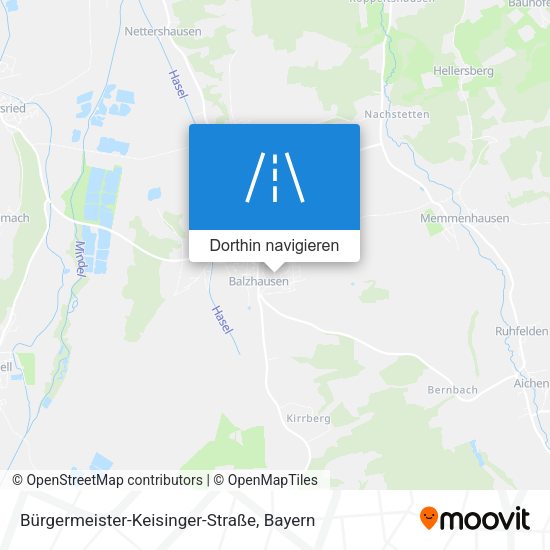 Bürgermeister-Keisinger-Straße Karte