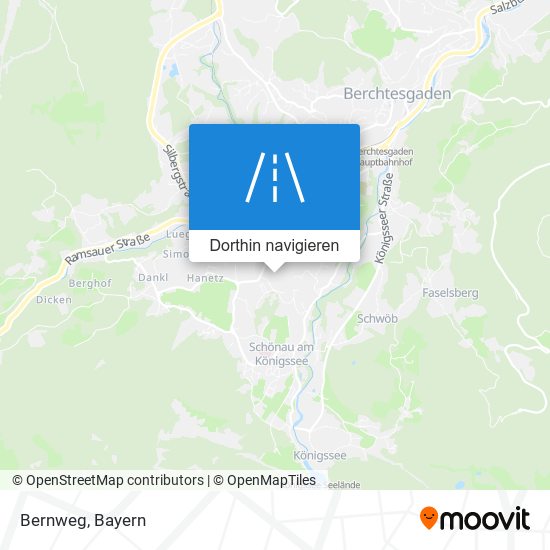 Bernweg Karte