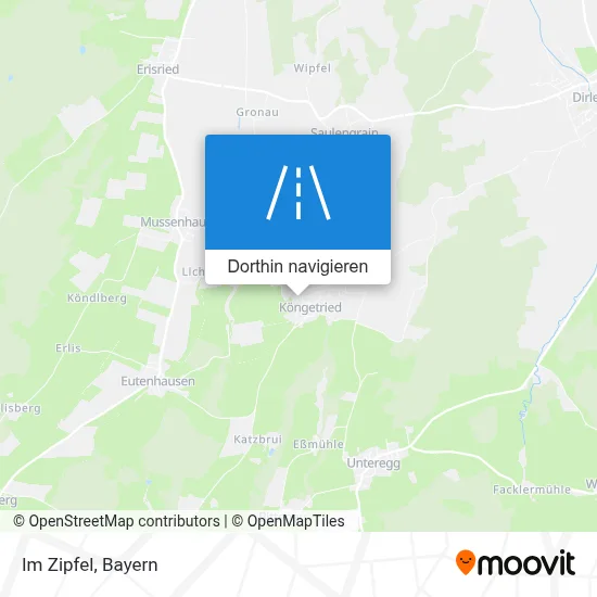 Im Zipfel Karte
