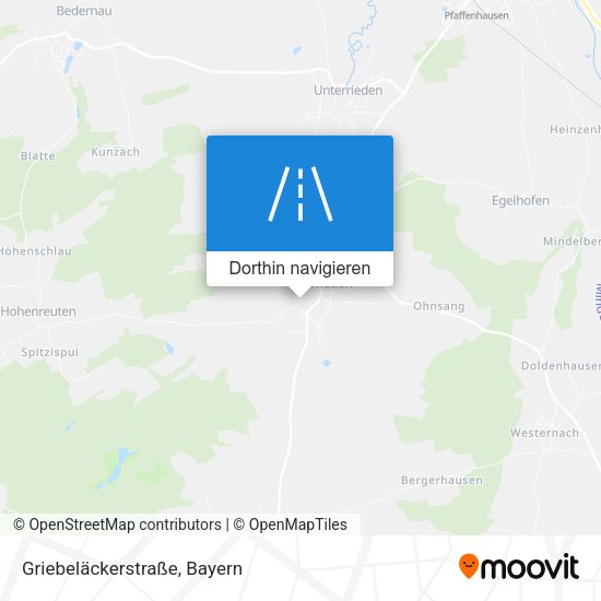 Griebeläckerstraße Karte