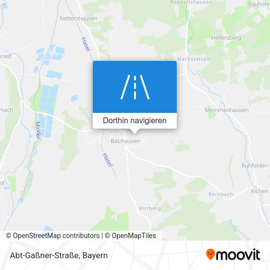 Abt-Gaßner-Straße Karte