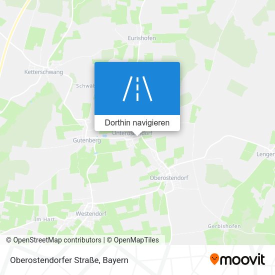 Oberostendorfer Straße Karte