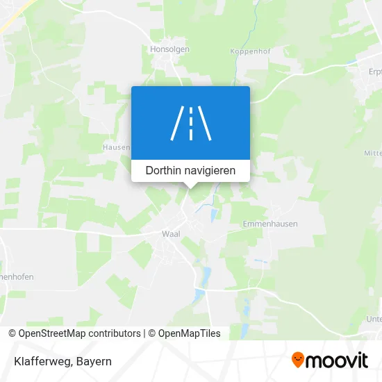 Klafferweg Karte