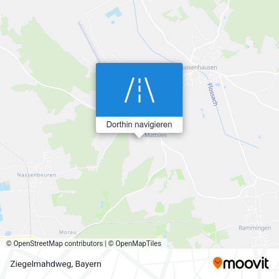 Ziegelmahdweg Karte