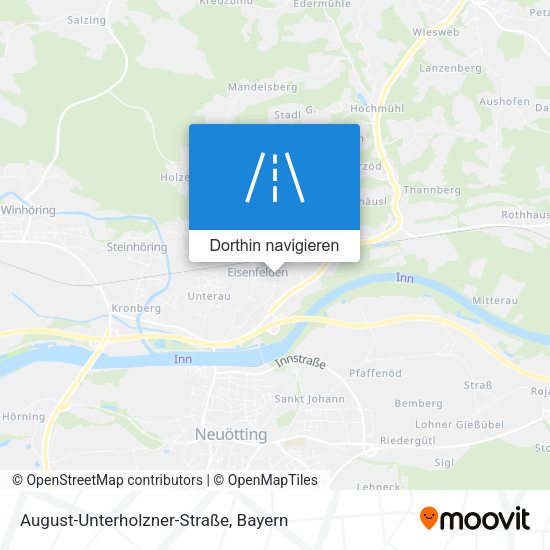 August-Unterholzner-Straße Karte
