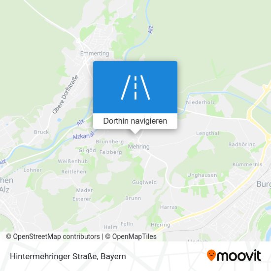 Hintermehringer Straße Karte