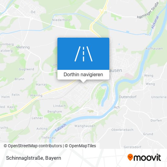 Schinnaglstraße Karte