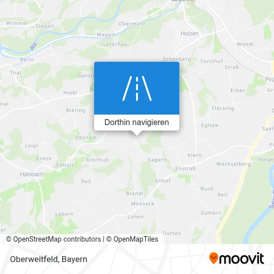 Oberweitfeld Karte
