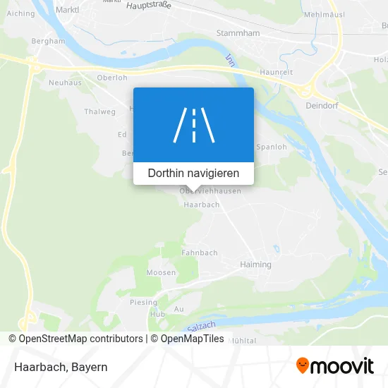 Haarbach Karte