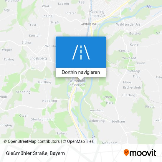 Gießmühler Straße Karte