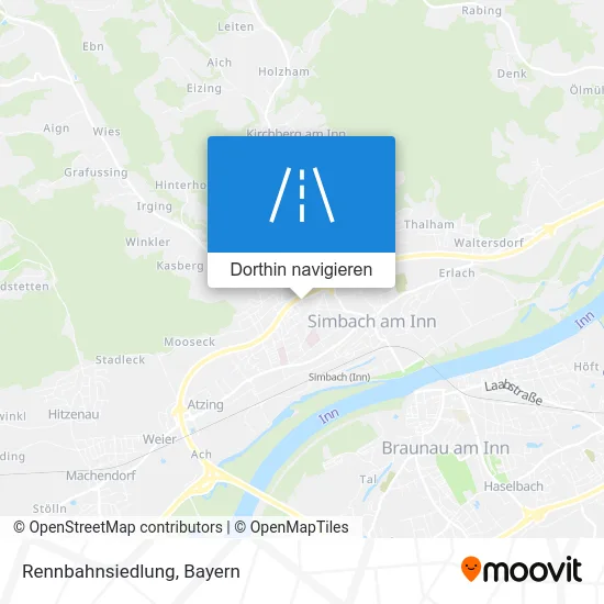 Rennbahnsiedlung Karte