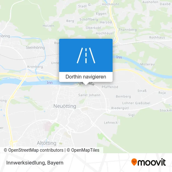 Innwerksiedlung Karte