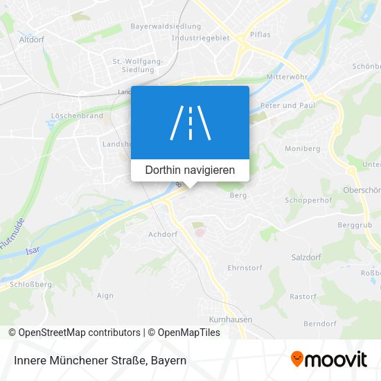Innere Münchener Straße Karte