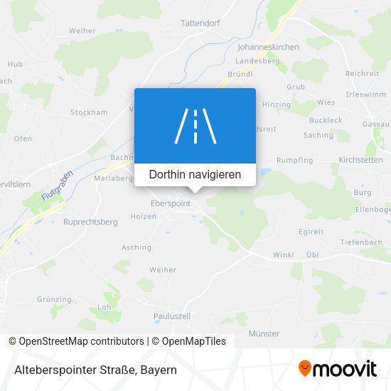 Alteberspointer Straße Karte