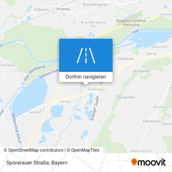 Spörerauer Straße Karte