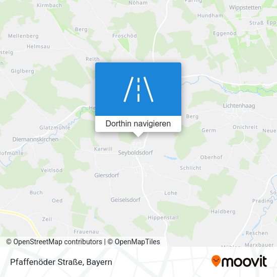 Pfaffenöder Straße Karte