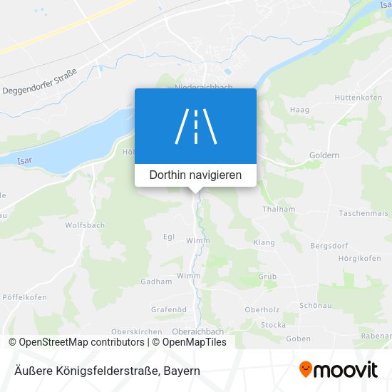 Äußere Königsfelderstraße Karte