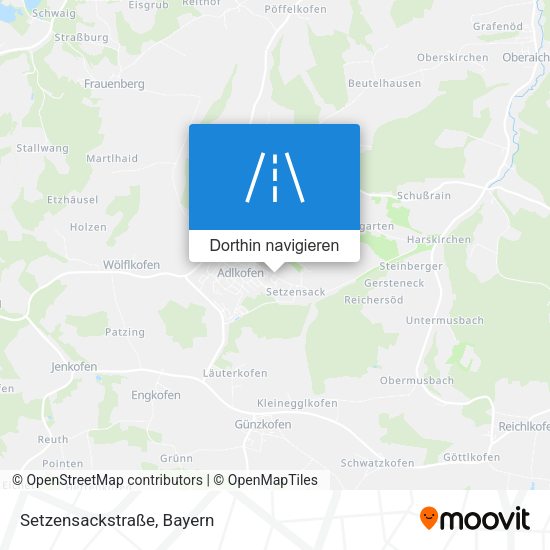 Setzensackstraße Karte