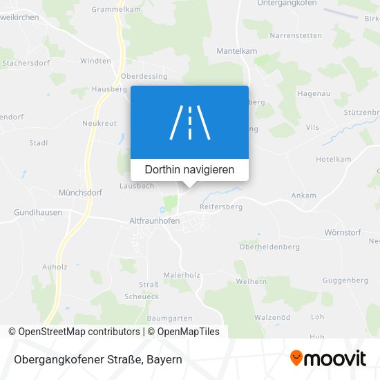 Obergangkofener Straße Karte