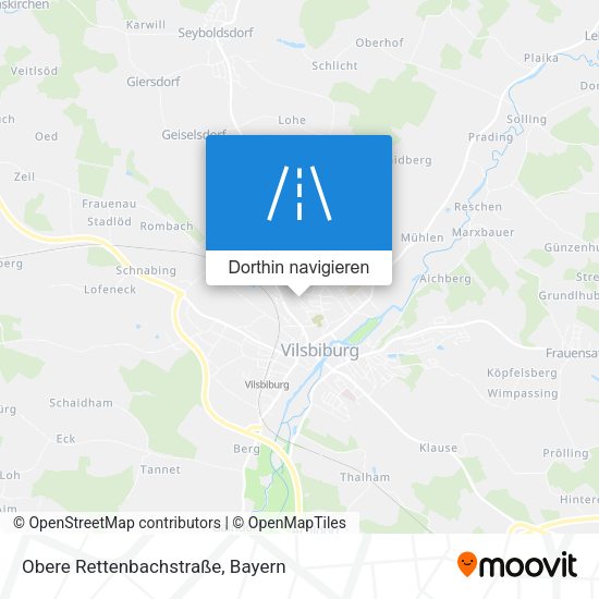Obere Rettenbachstraße Karte