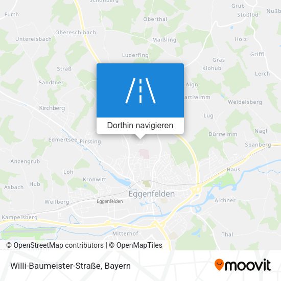 Willi-Baumeister-Straße Karte