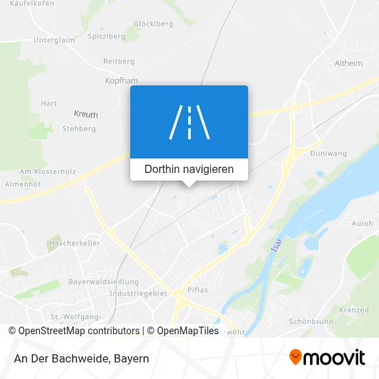 An Der Bachweide Karte