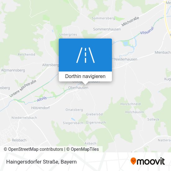 Haingersdorfer Straße Karte
