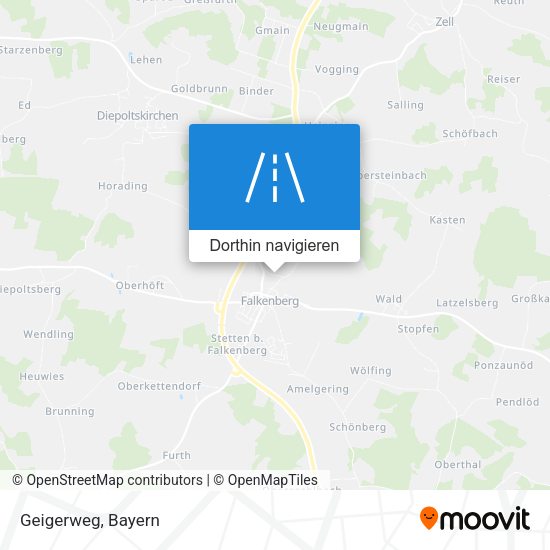 Geigerweg Karte