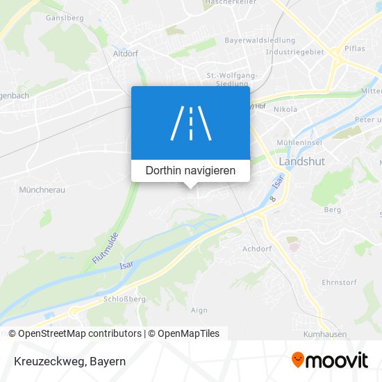 Kreuzeckweg Karte