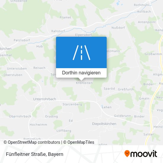 Fünfleitner Straße Karte