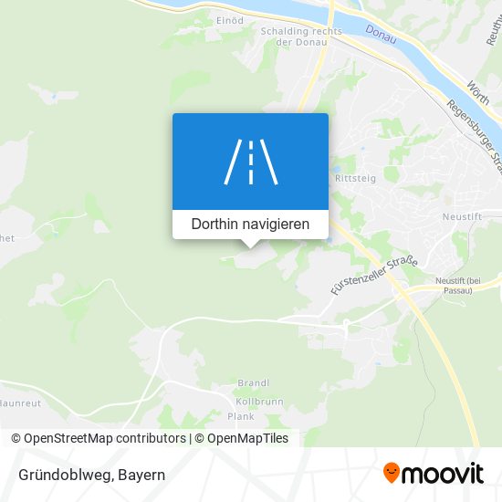 Gründoblweg Karte