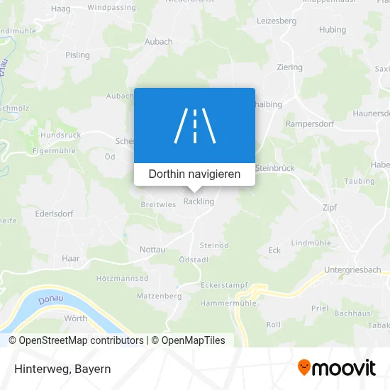 Hinterweg Karte